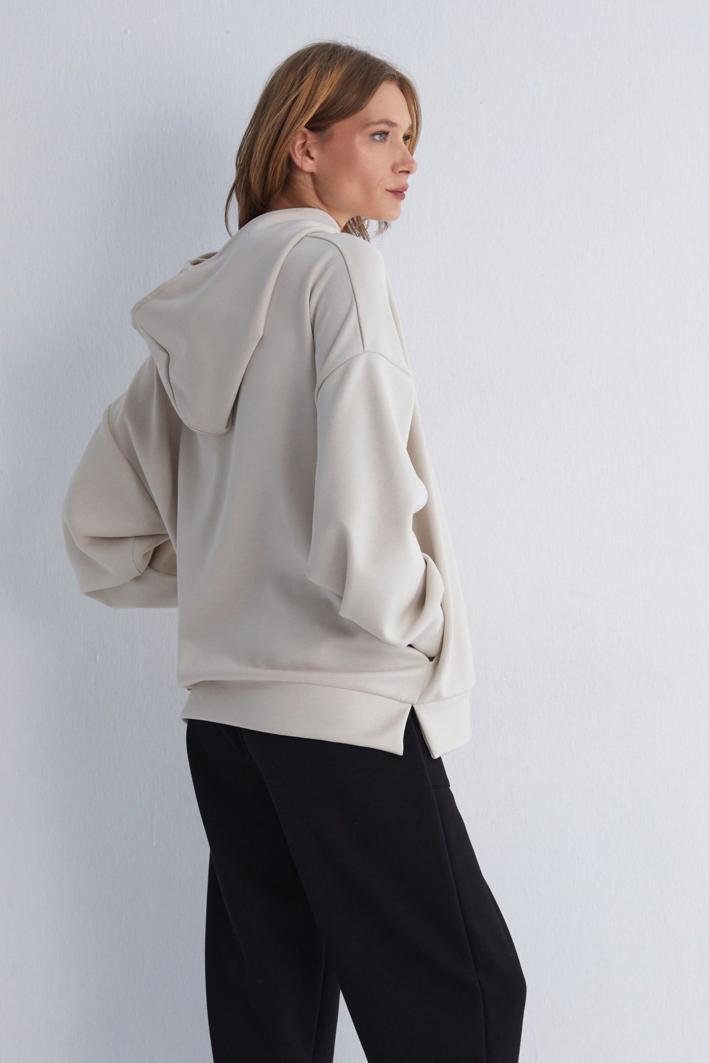 Artistic Butterfly Print Hoodie