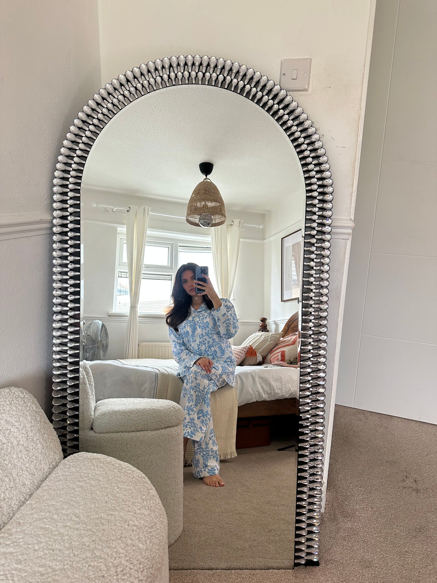 Blue Floral Fantasy pyjama set