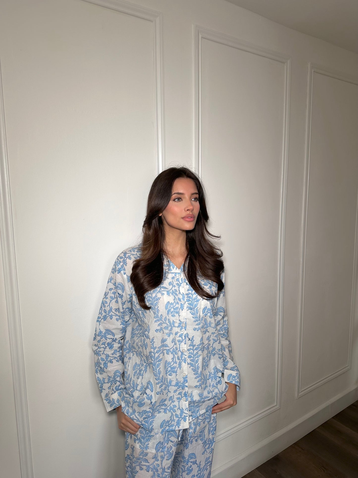 Blue Floral Fantasy pyjama set