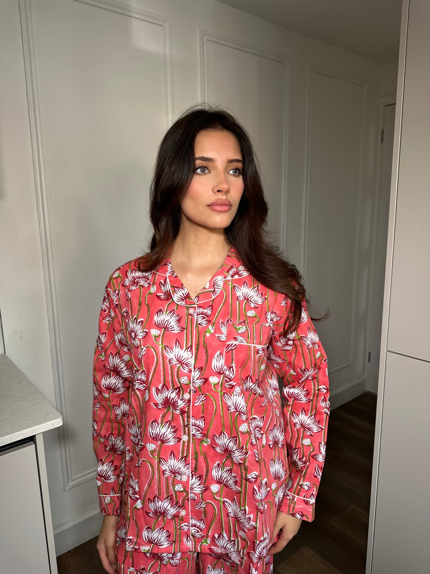 Pink Floral Fantasy pyjama set