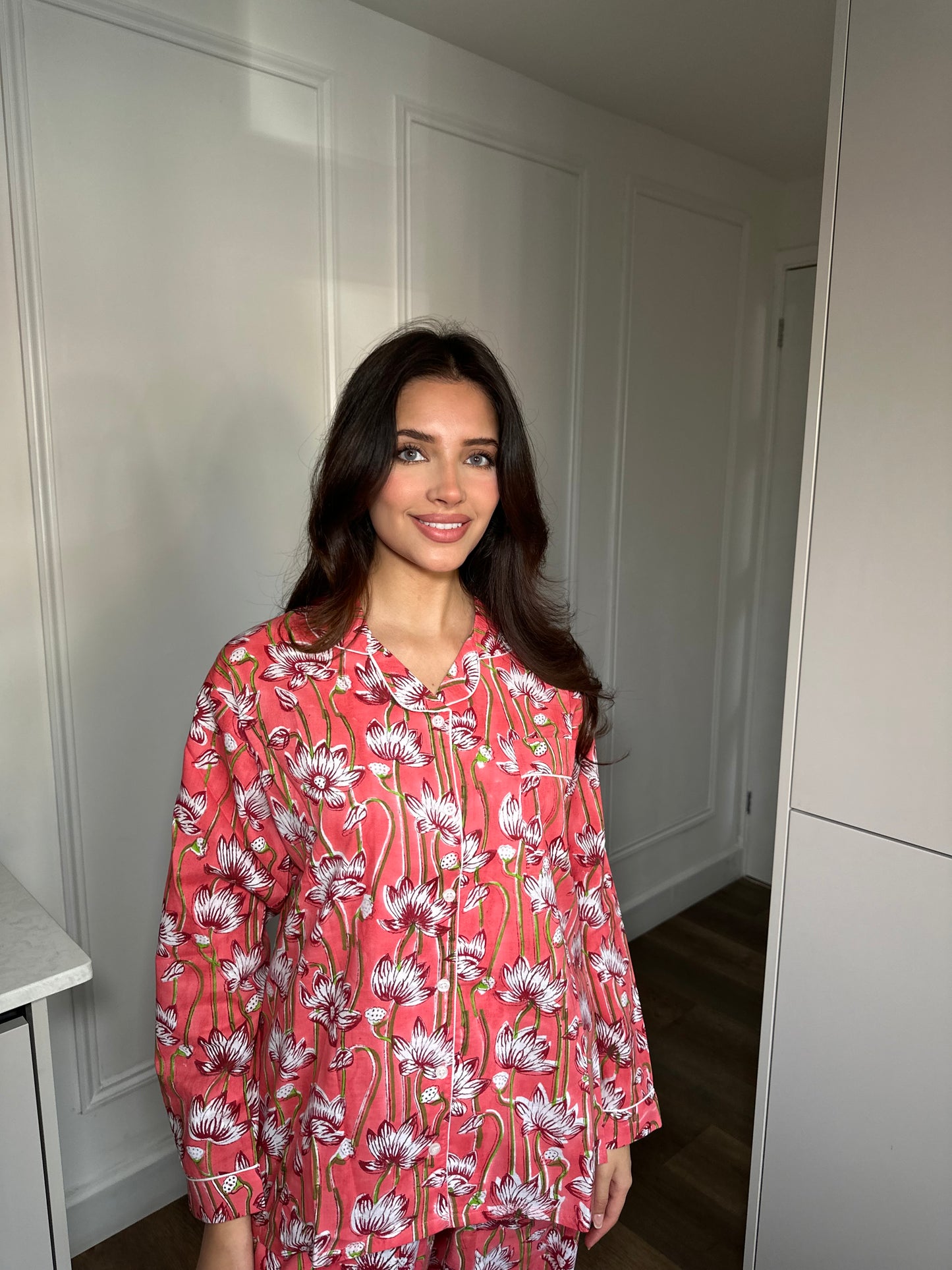 Pink Floral Fantasy pyjama set