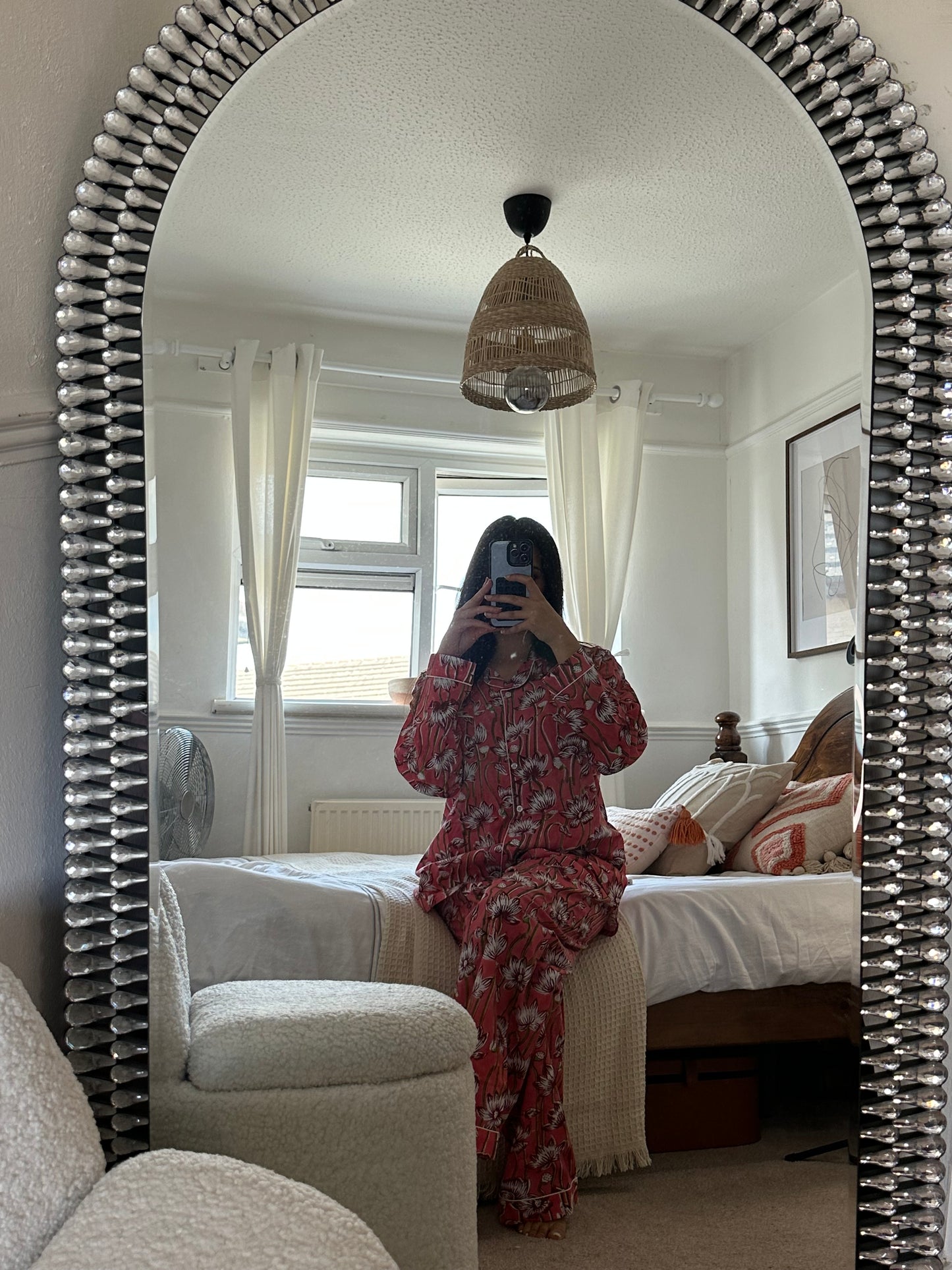 Pink Floral Fantasy pyjama set