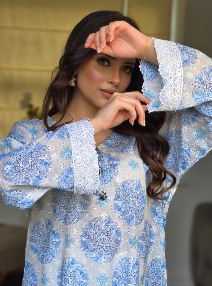 Moroccan Blue Kurta