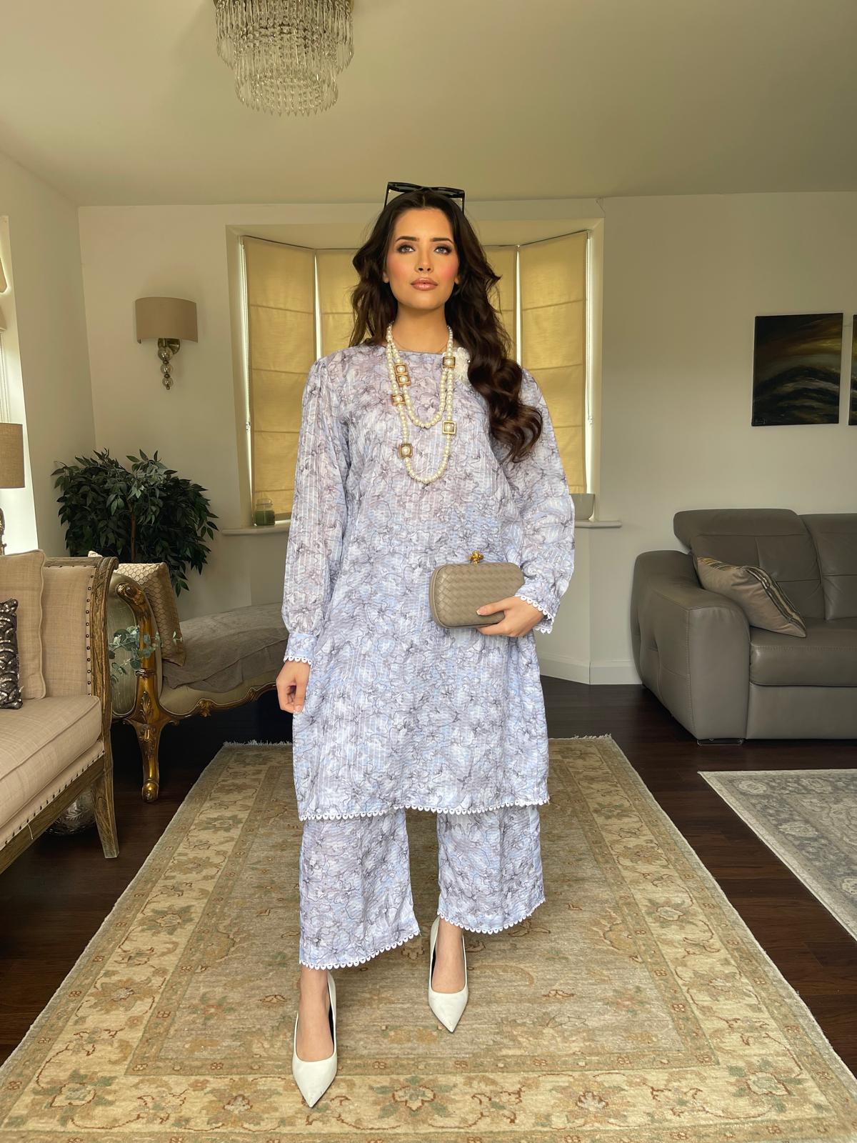 Lilac Bouquet two piece