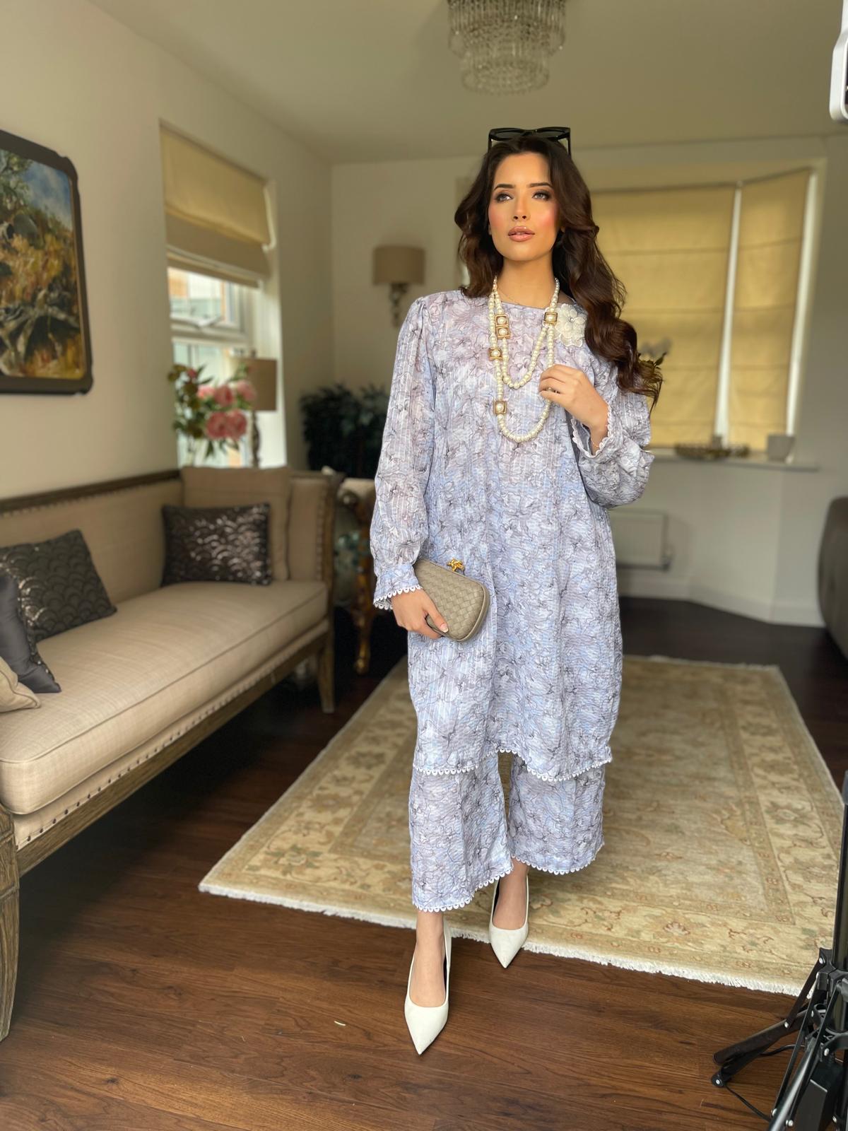 Lilac Bouquet two piece