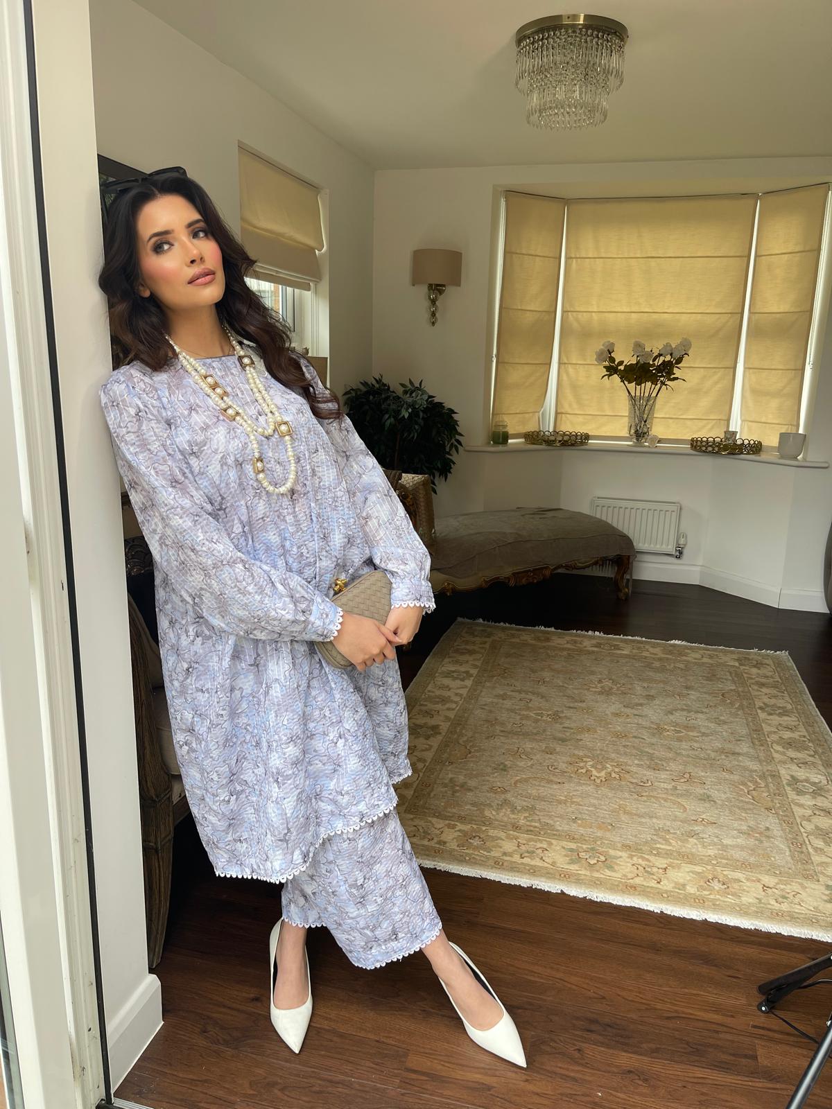 Lilac Bouquet two piece