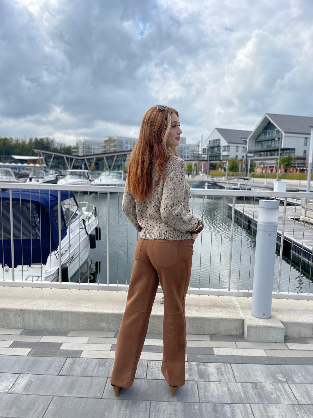 Stone Sequin Knit Comfort Sweater