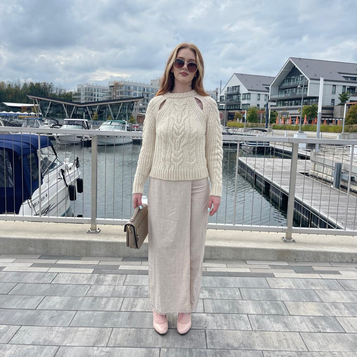 Tailored layered skirt detail trouser