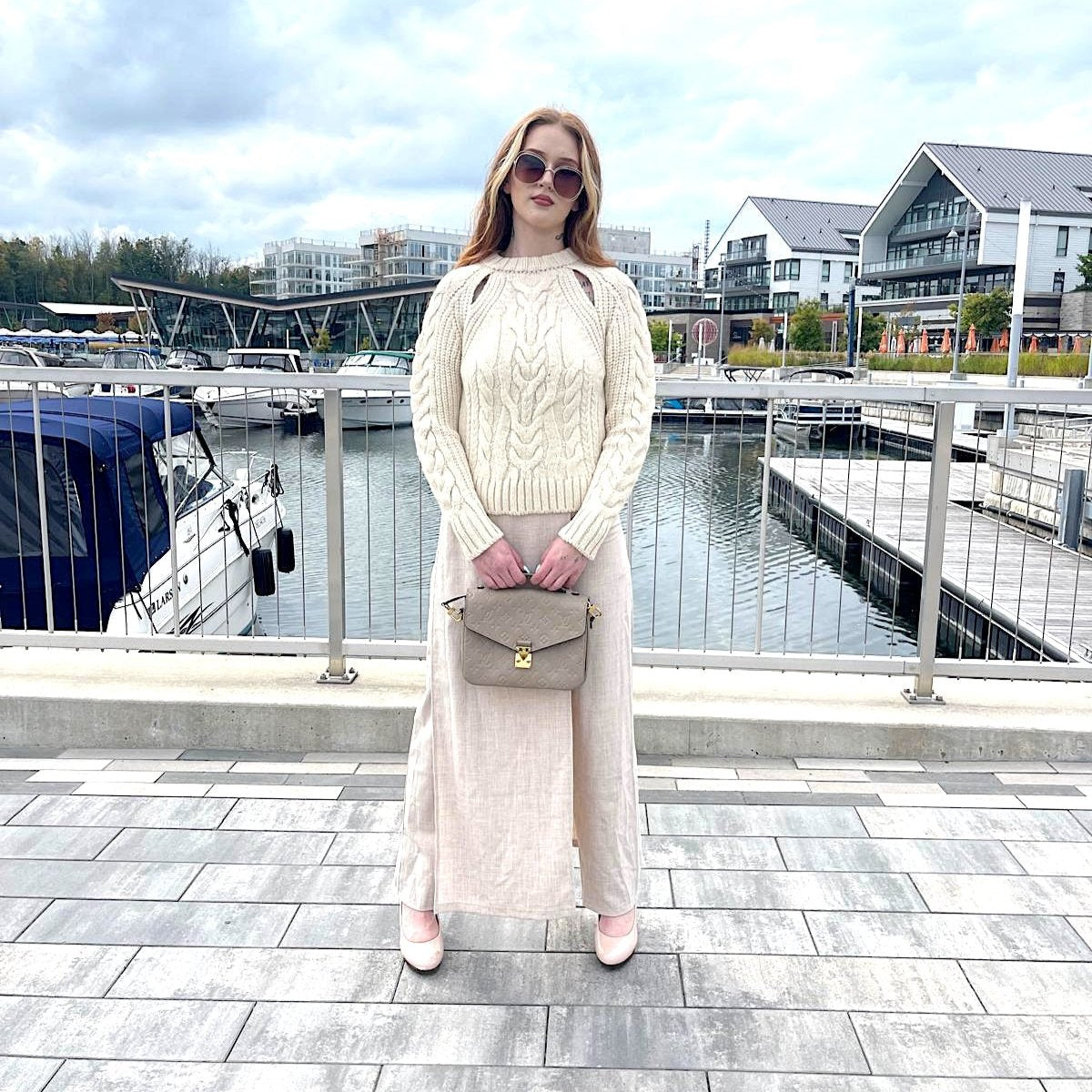 Tailored layered skirt detail trouser