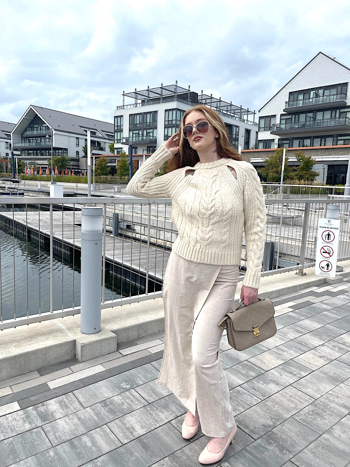 Tailored layered skirt detail trouser